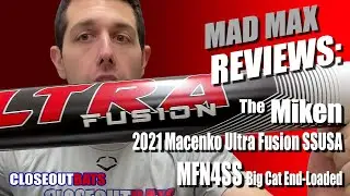 Closeoutbats.com Miken Michael Macenko Ultra Fusion Big Cat Slowpitch Bat SSUSA MFN4SS 2021Tech