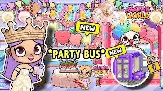 **UNLOCK** PARTY BUS IN AVATAR WORLD 🎉🚌