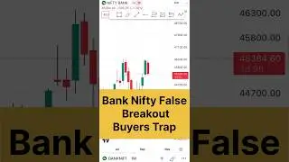 Bank Nifty False Breakout Buyers Trap 😱✅ #shorts #shortsvideo