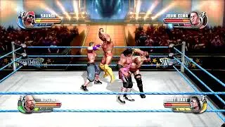 WWE All Stars - XBOX 360 - John Cena vs Steve Austin vs Randy Savage vs Bret Hart