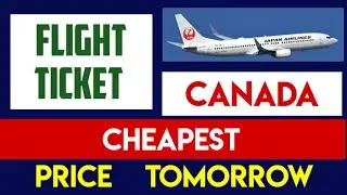Cheapest Canada 🇨🇦 Toronto Air Ticket and Flight Prices for Tomorrow! lowest booking from India