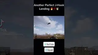 Another Perfect J-Hook Landing in Squad 🚁🔥💯