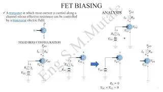 FET BIASING (fixed bias configuration)