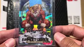 Sabretooth 2024 Skybox Marvel Masterpieces &rsquo;92 Platinum #78 Holofoil #marvel #sabretooth #holofoil