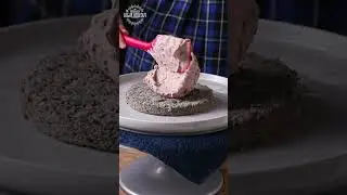 Black Sesame Red Bean Cake!