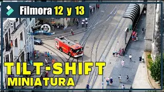 EFECTO miniatura o Tilt Shift con Filmora 12