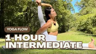 YogaFit - 1 Hour Intermediate Power Yoga Flow | Full Body Strength & Flexibility