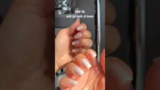 #polygelnails #springnailinspo#minimalistnails #polygeltutorial #homenailsalon #amazonfinds #polygel