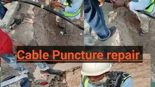 HT Cable Puncture Repair Complete video @ALLINONEABUZAR