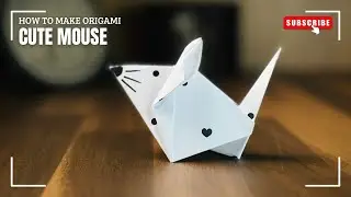 ASMR Origami Cute Mouse 🐭 | No Talking No Music DIY Paper Folding