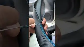 Turn your wheel into something worthy. #automobile #car #steeringwheelcover #diy #tutorial #enjoy