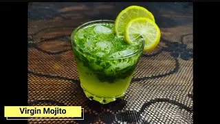 Virgin Mojito | Zero calorie Mocktail | How to Make virgin Mojito -- Mocktail | Summer drink 🌞🏖️