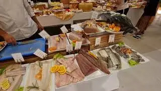 Riu Palace Santa Maria evening meal with fish show 14/01/2022