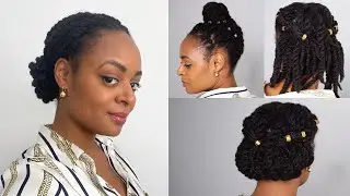 5 MINUTE Hairstyles For Work (that are actually nice)  ft. mini twists