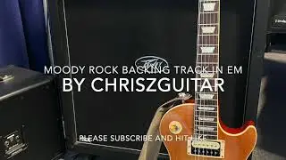 Moody Rock Backing Track in Em