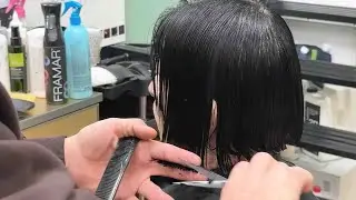 Short Bob Haircut with Bangs for Mature Women | Classic Low-Maintenance Bob Hairstyle