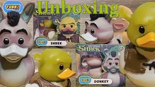 Unboxing Shrek And Donkey Tubbz Mini Edition Ducks #shrek #cosplayingducks #tubbz #minitubbz