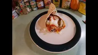 North of the Border Bean Burrito Supreme!