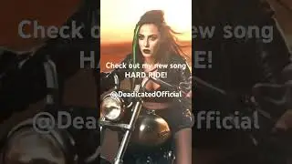 New song HARD RIDE female metal singer #music #femalesinger #metal #newsingle #deadicated