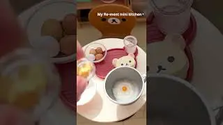 Mini kitchen set ASMR Mini cooking #minicooking #minifood #miniature