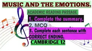 MUSIC AND EMOTIONS IELTS READING PASSAGE #ielts #ieltspreparation #languagelearning 
