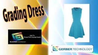 gerber accumark-Grading Dress