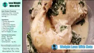 Easy Keto Chicken Florentine | Fast Low Carb Dinner Recipes