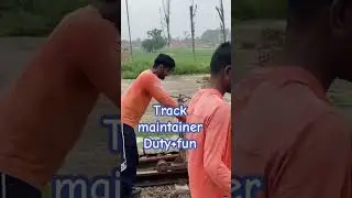 Railway track maintainer job and life #groupd #railway #train #railwaygroupd #trackmaintainer