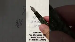 Inktober Pen Showcase #13: Delta Vintage Collection (Green) #shorts