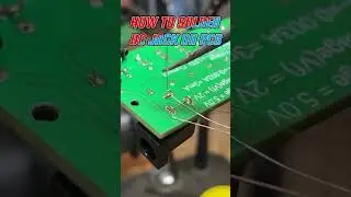solder dc jack on printed circuit board