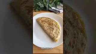 Видеорецепт яичной параты | сэндвич с яичной паратой #яйцо #парата #анда #яйца