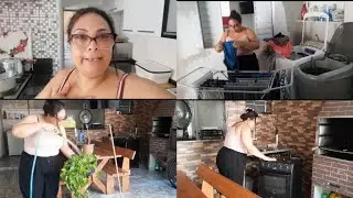  Faxina, Salvei uma Rosa do deserto e Fiz Feijoada | Vlog Dom&eacute;stico