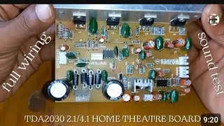 4.in.1.hometheter. 2030ic full wiring sound test .4in 1 ht plet connection krna shikhe. 3.1bord plet