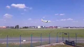 Embraer 175 - polish government's aircraft landing at Warsaw Chopin Airport