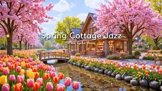 Relaxing Outdoor Cafe Music in Tulip Garden 🌷 Cozy Caf&eacute; Music for Relaxing Morning & Positivity