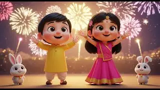 Diwali Lights Song | Fun Festival & Celebration Rhyme for Kids | Nursery Rhymes & Songs for Children