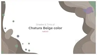Shades & Tints of Chatura Beige color #a09287 A Warm Brown color #8e8178 #7c7169 #aa9e94 #b5aaa1