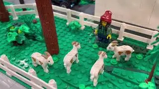 Lego goats: comparing official LEGO and fake or generic brand goats. Goats in the farm.