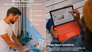 FORITO Anti-Glare & Blue Light Screen Protector | Say Goodbye to Eye Strain!