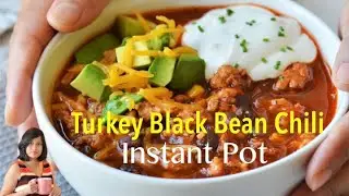 Turkey Black Bean Chili | Instant Pot Turkey Chili Recipe | Panera Bread Turkey Chili