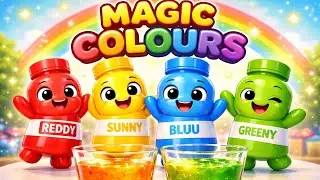 👉 Magic Colours 😍 | Red Yellow Blue Mix | Kids Learning 🌈