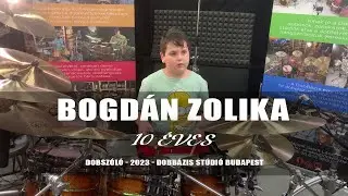 Bogdán Zolika (10 éves) -  Dobszóló - (DobBázis Studio -Budapest   20230608)