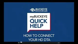How to Connect your HD DTA