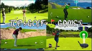 TOP 5 GOLF ⛳ GAMES || TOP 5 ANDROID GAME'S