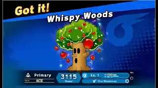 Whispy Woods (No spirits, no skill tree, hard mode) (No pause Tricks)
