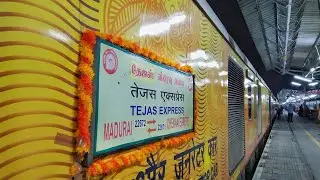 Chennai Madurai Tejas Express | First anniversary celebration at Chennai Egmore | Southern Railway