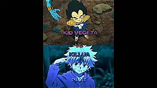 Killua Vs Kid Vegeta #shorts #anime #dragonball #manga #hunterxhunter #dragonball #vegeta #killua