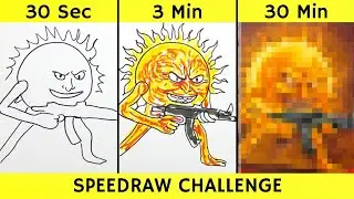 Drawing KIKI KOKA KIKO KEKE in 30 sec, 3 min, and 30 min | Italian Brainrot | Fendraw