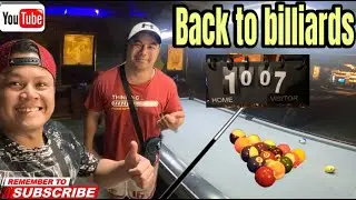 Back to billiards with Sir Benny | Renzo Vlog