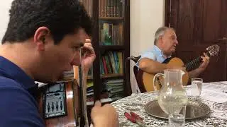 Plaza 9 de julio, Polo Rom&aacute;n & Salta Tr&iacute;o, ensayo en Salta, febrero 2018